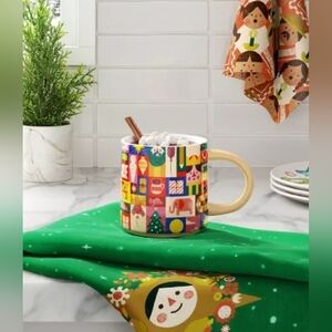 2pc Cecilia Ruiz Christmas Design Kitchen Towel from Wondershop New Item